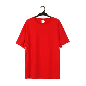 Stockpapa เสื้อยืดพื้นฐานผู้ชายสีแดง Clearance StockLots Clothing