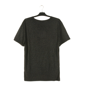 Stockpapa H&M Bulk Men's Garment Dye Carbon Black Color V Neck Pocket Tee. เสื้อเชิ้ตแขนสั้นผู้ชาย