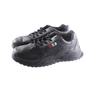 Stockpapa Overrun Branded Apparel GTS รองเท้าผ้าใบระบายอากาศสีดำ