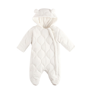 George, BABY Kids Knit Quit ชุดรอมเปอร์มีซับในในสต็อก 